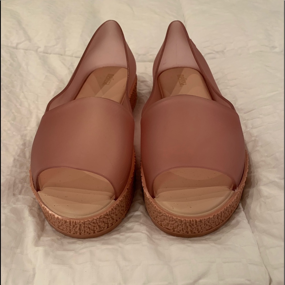 Barely worn Melissa rose sandals